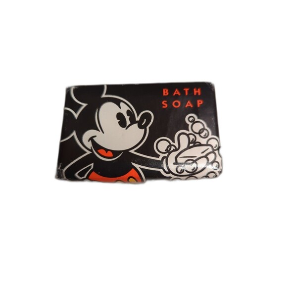 Walt Disney Resorts Mickey Mouse Bath Soap Vintage White Bar Soap - Picture 1 of 2